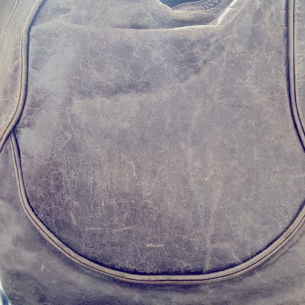 Vintage shoulder bag. Color is blue/gray and looks faded jeans. Very 😎 - Picture 5 of 6